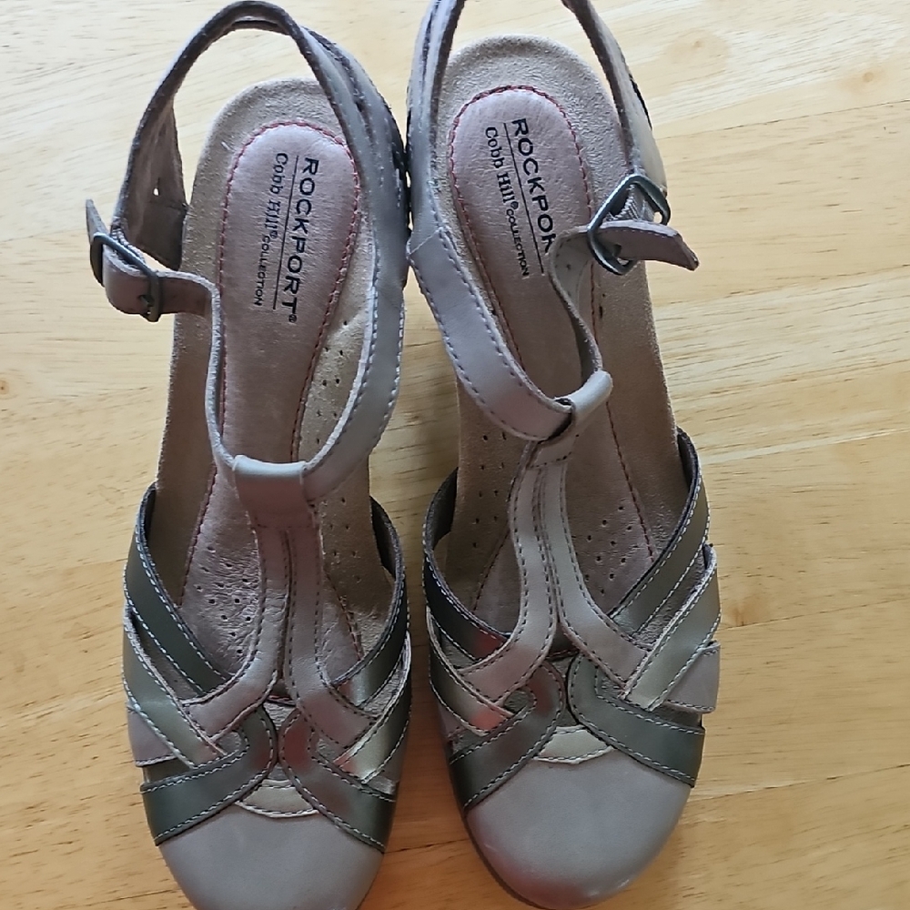 Rockport Women's Sandals - Silver and Gray